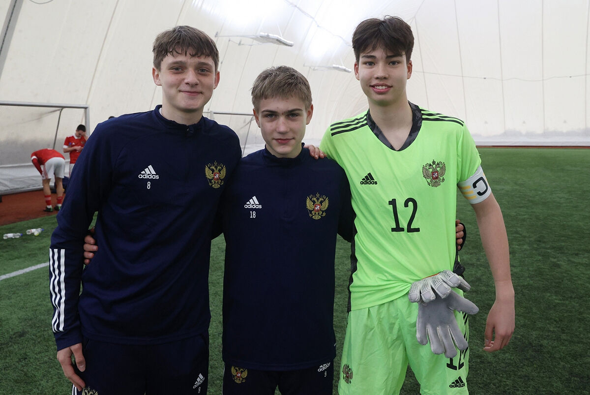 Юношеская сборная России U-15 разгромила Белоруссию