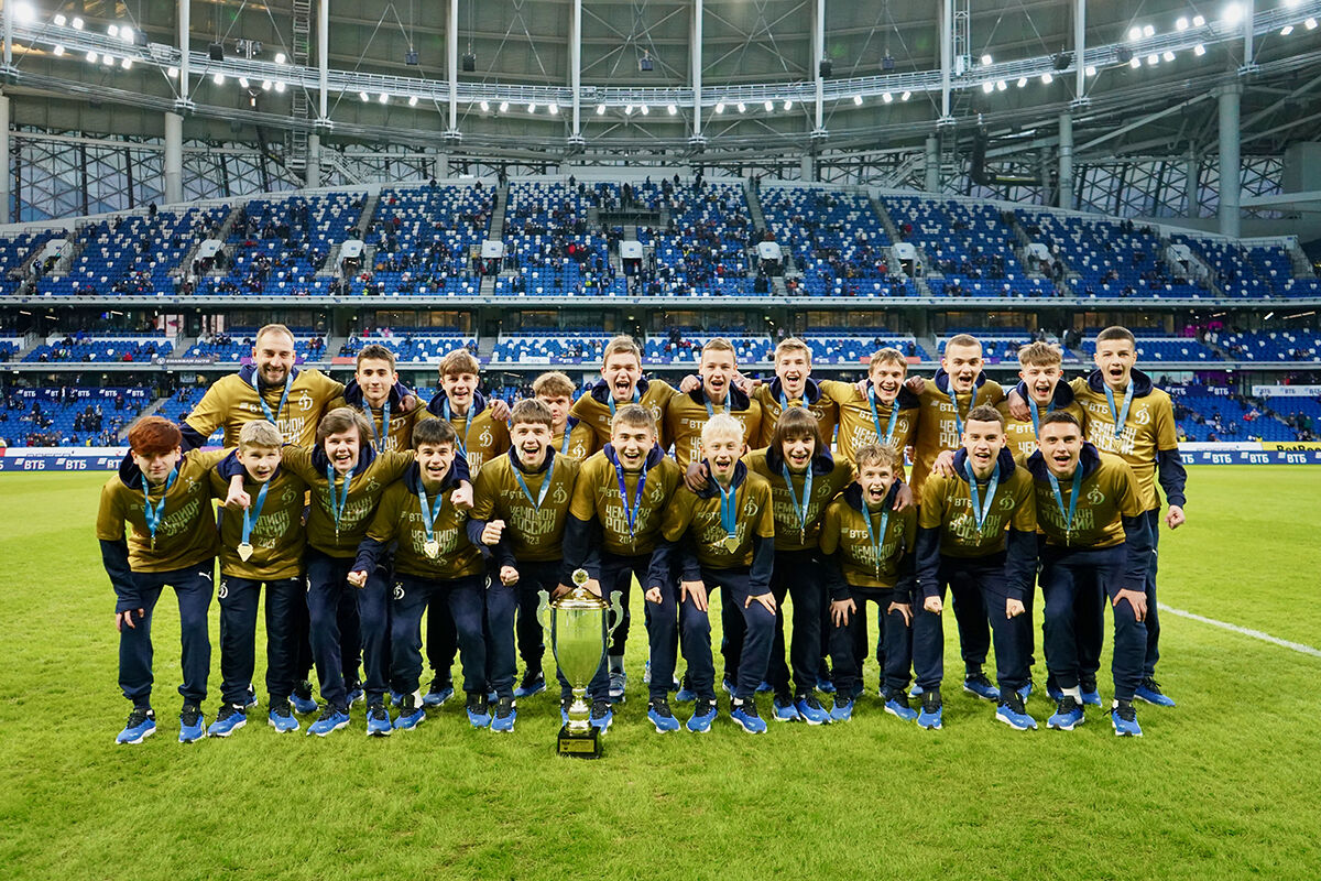 На ВТБ Арене наградили победителей Первенства России – «Динамо» 2009 г.р.
